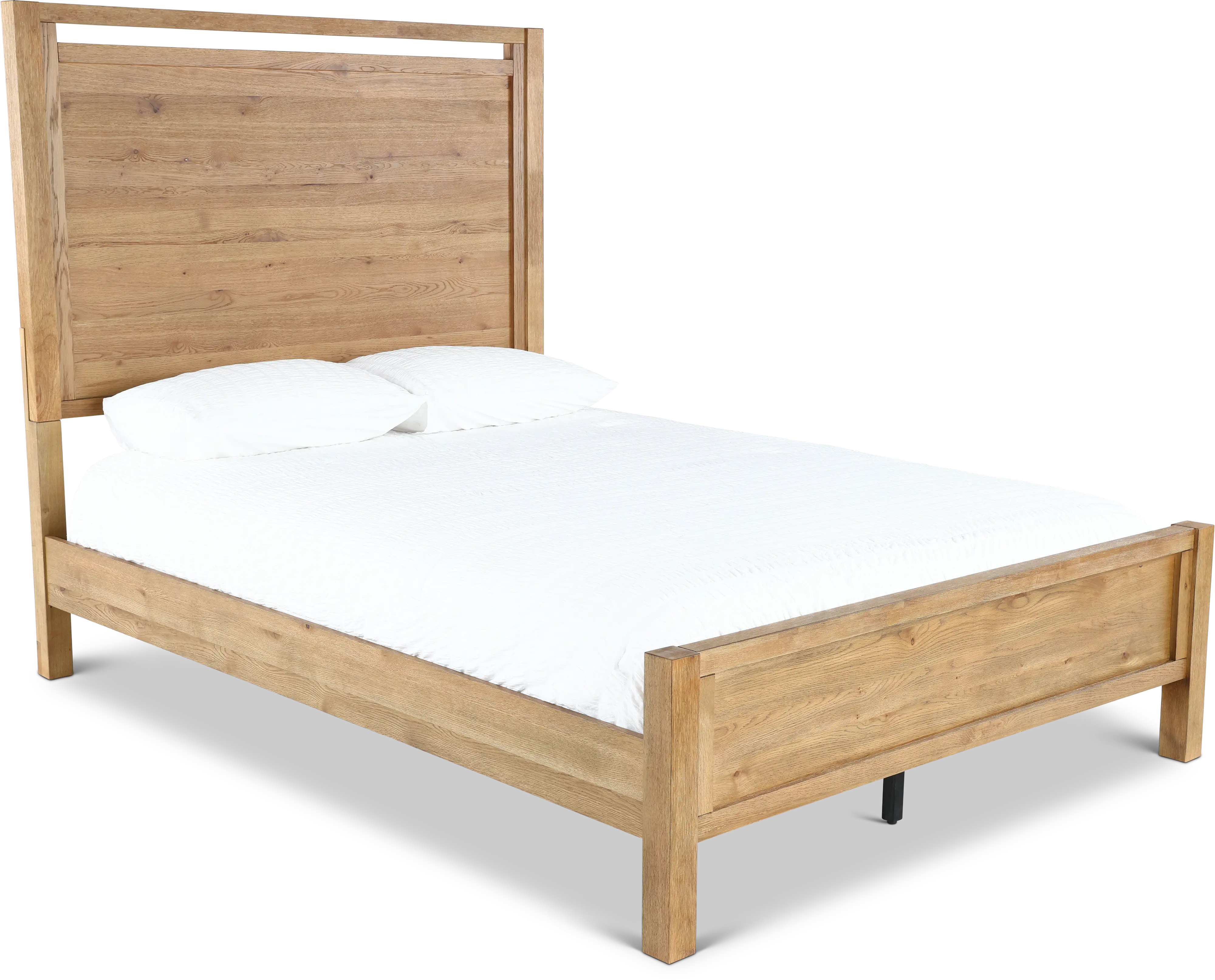 Boho Sandstone Tan King Panel Bed-1