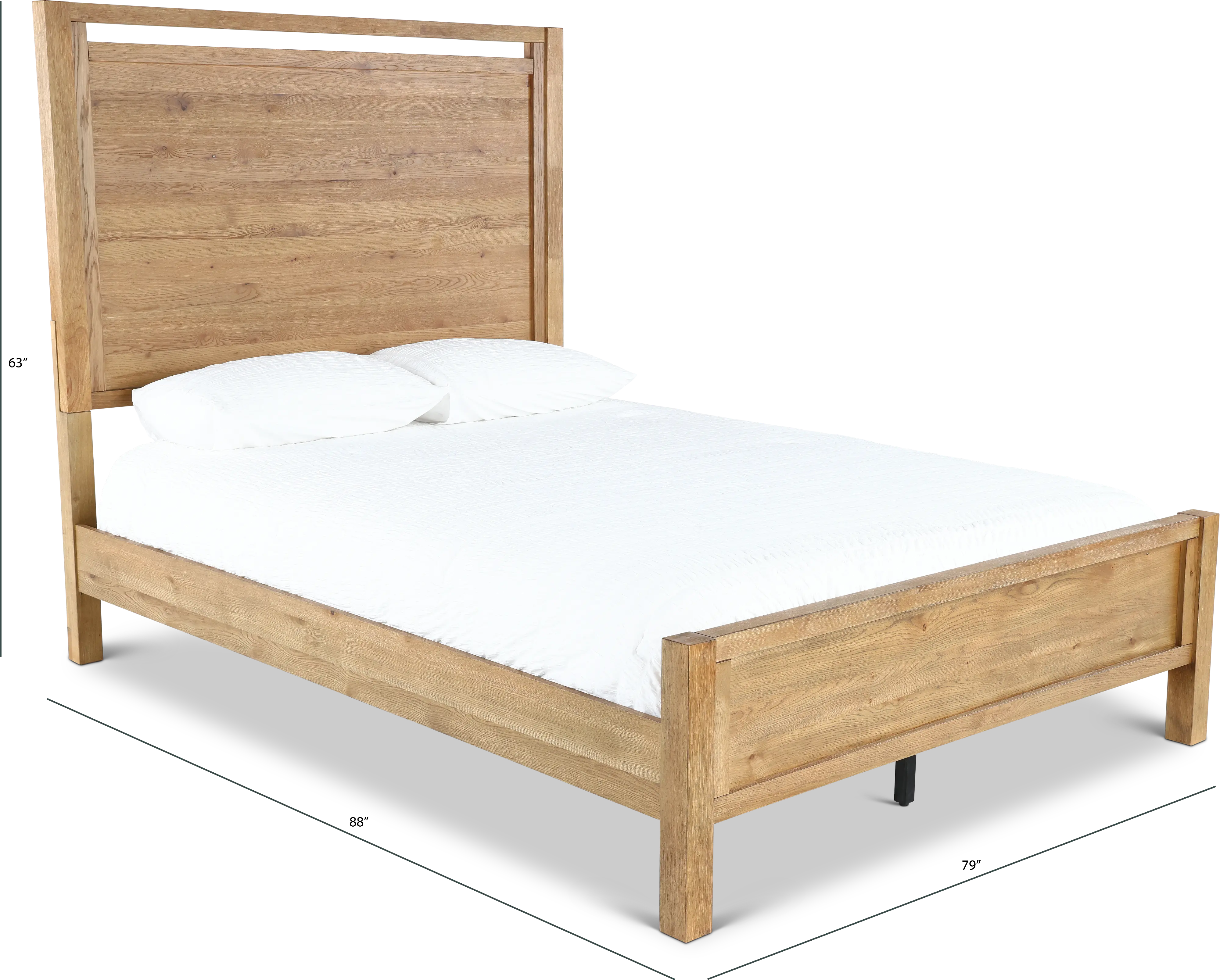 Boho Sandstone Tan King Panel Bed-3