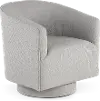 Brylee Gray Swivel Accent Chair