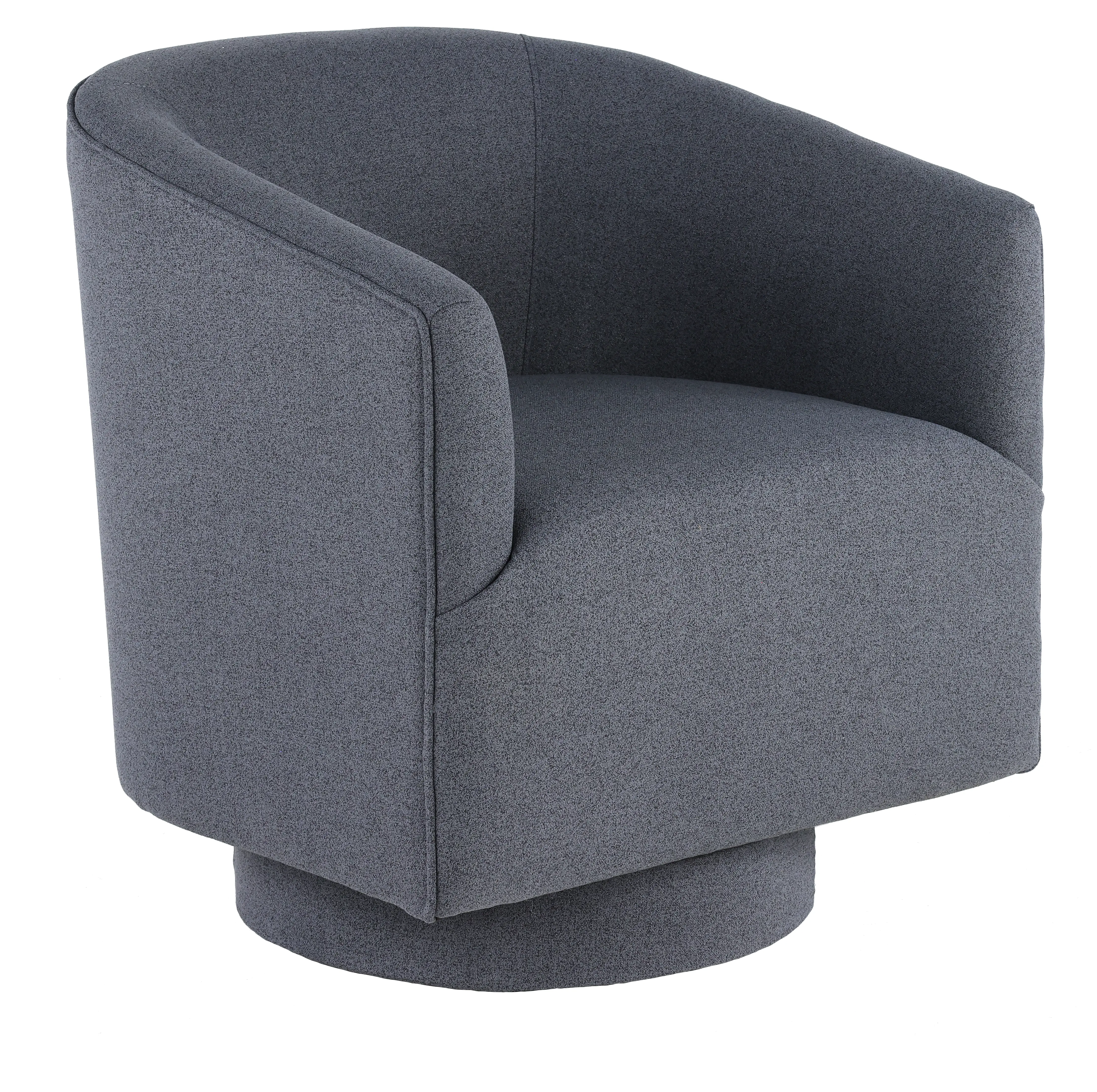 Brylee Blue Swivel Accent Chair-1