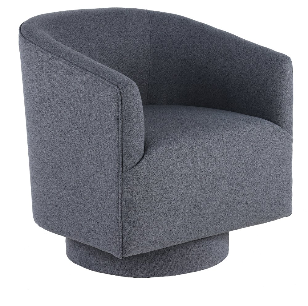 Brylee Blue Swivel Accent Chair