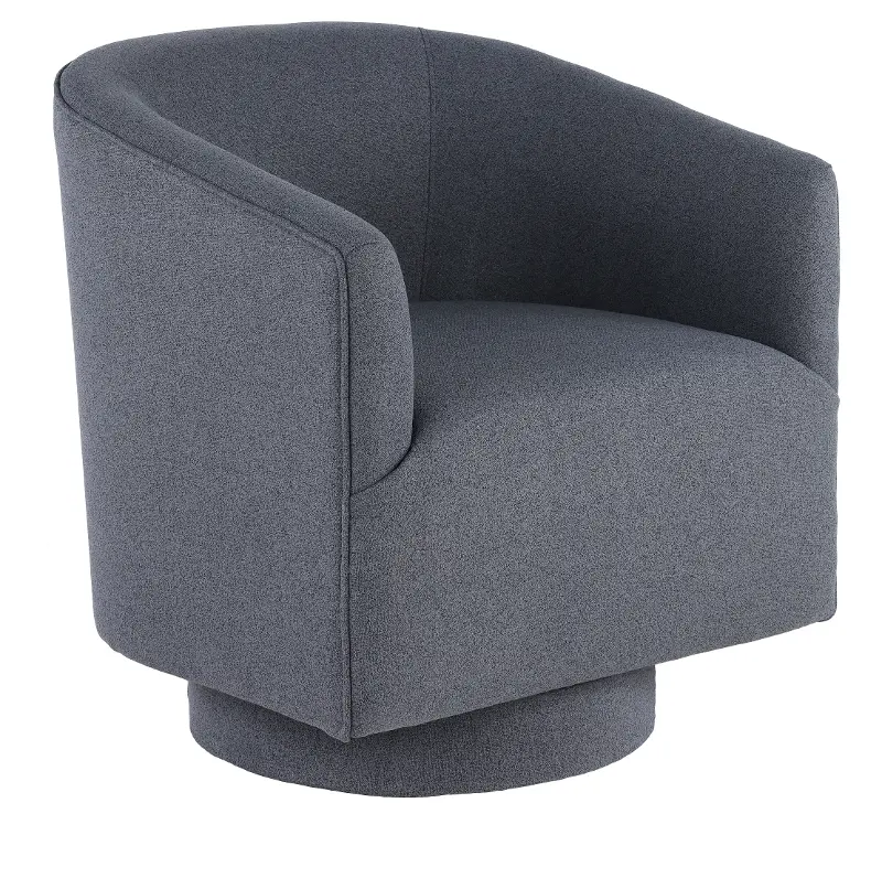 Brylee Blue Swivel Accent Chair