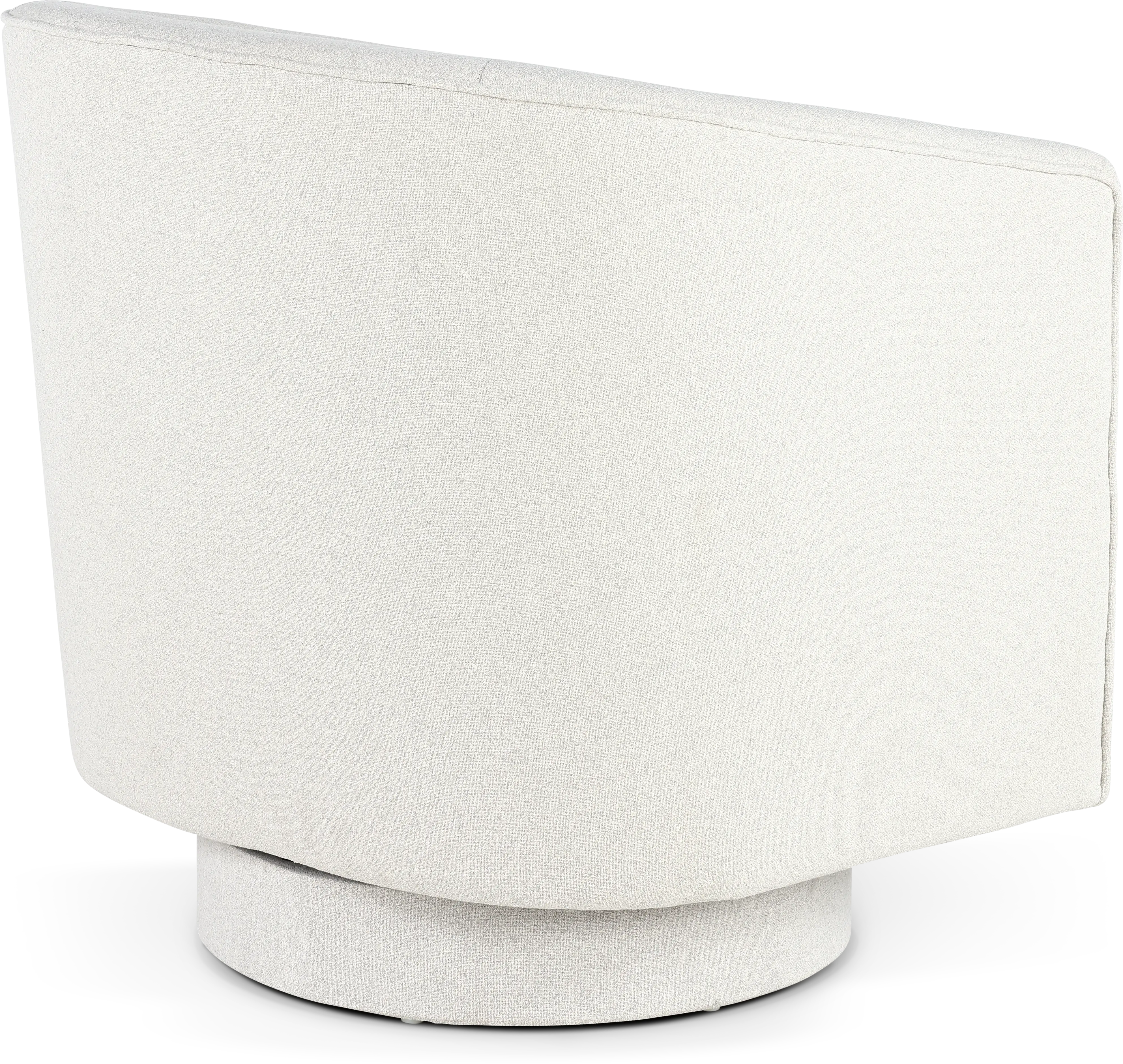 Brylee White Swivel Accent Chair-8