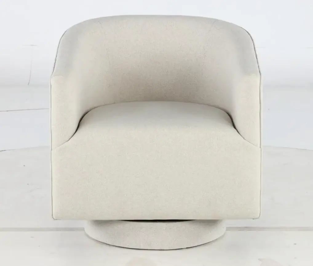 Brylee White Swivel Accent Chair-9