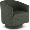 Brylee Green Swivel Accent Chair