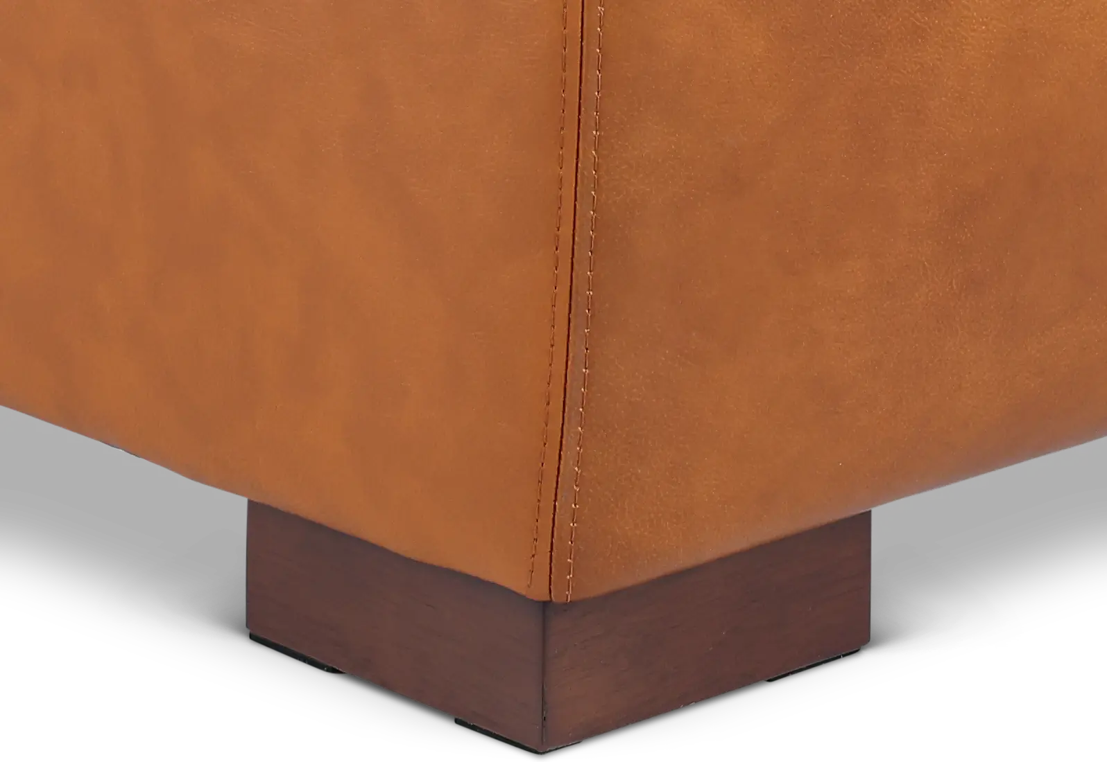 Denver Tobacco Brown Leather Cocktail Ottoman-6