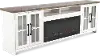 Hampton White Fireplace TV Stand