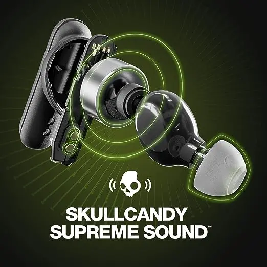 S2TAW-R740 Skullcandy Smokin Bud In-Ear Wireless Earbuds - Black-4
