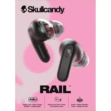S2RLW-Q751 Skullcandy Rail Bluetooth Earbuds with Charging Case-7