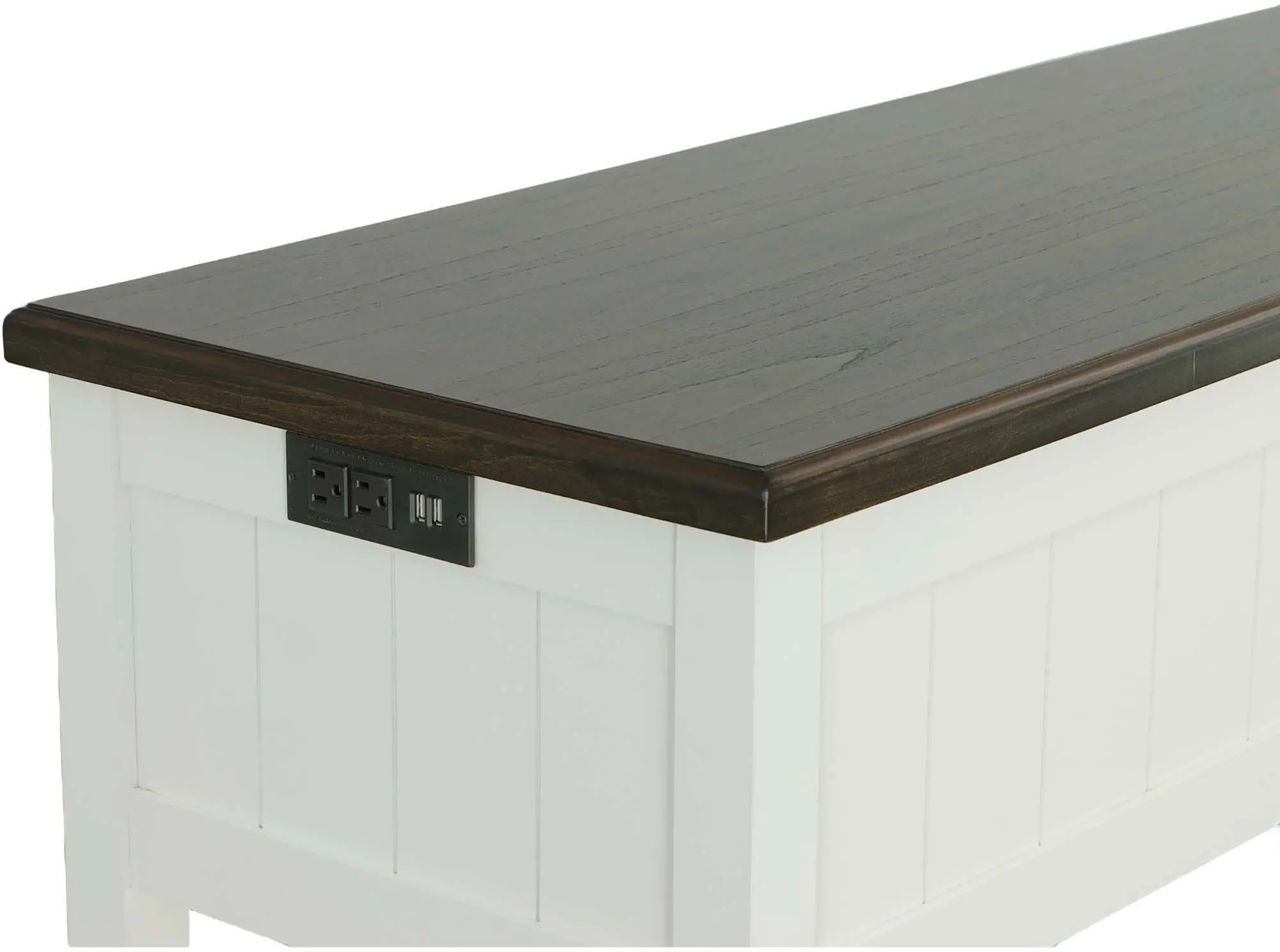 Study Hall White Counter Height Table with 3 Stools-2