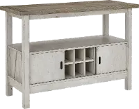 Mount Pleasant Gray and Cream Buffet Server