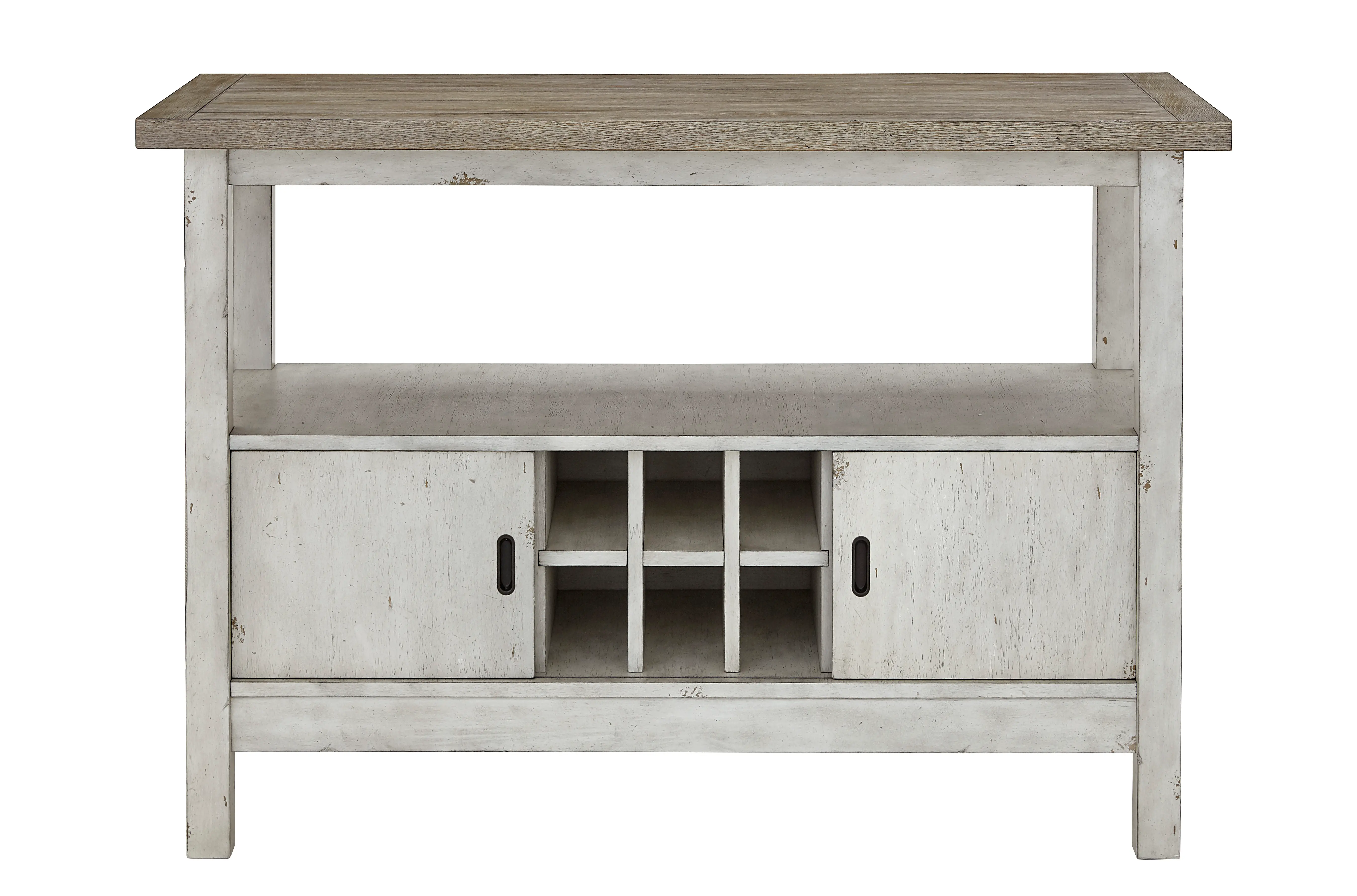 Mount Pleasant Gray and Cream Buffet Server-4