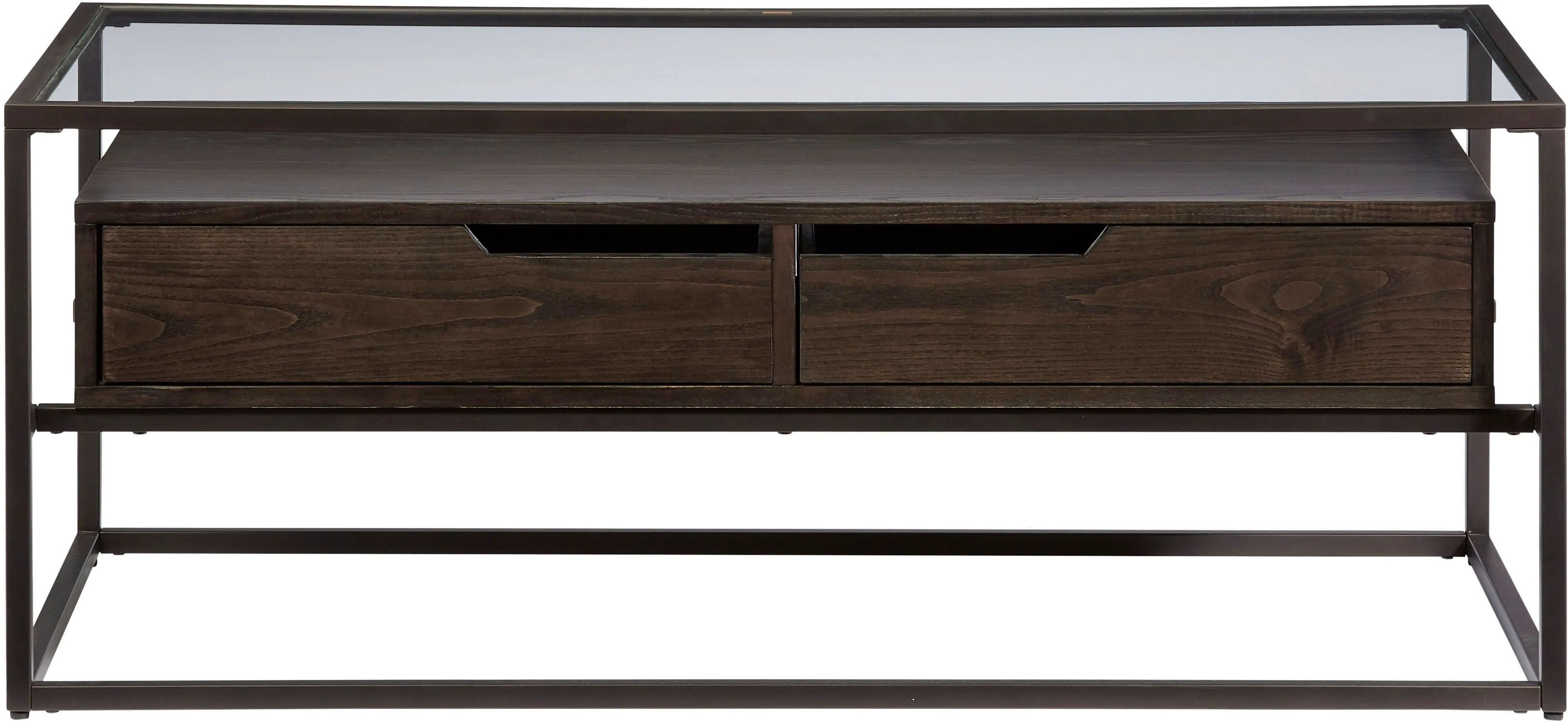 Presidio Dark Brown Coffee Table-1