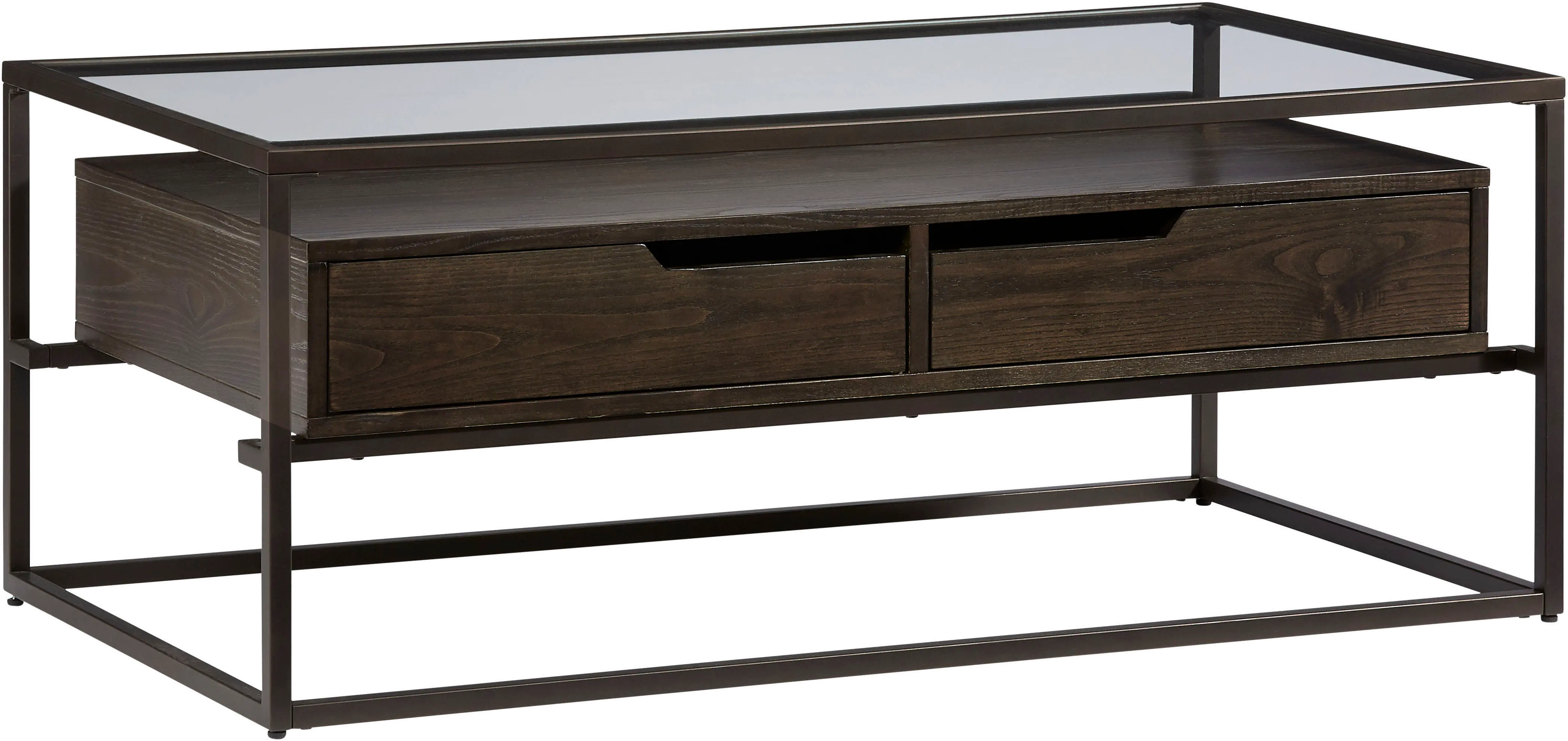 Presidio Dark Brown Coffee Table-2