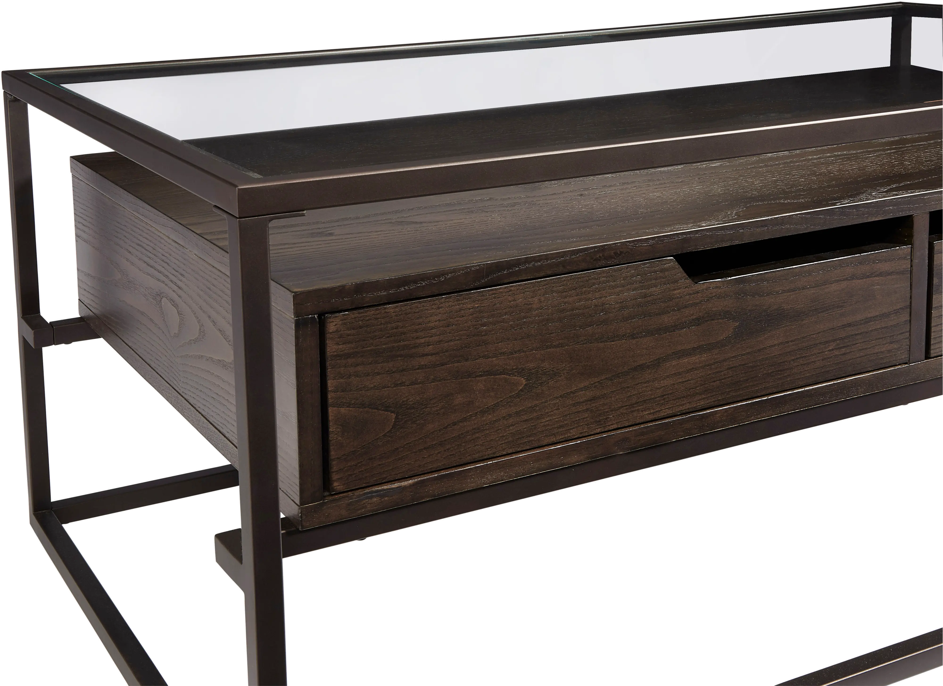 Presidio Dark Brown Coffee Table-3