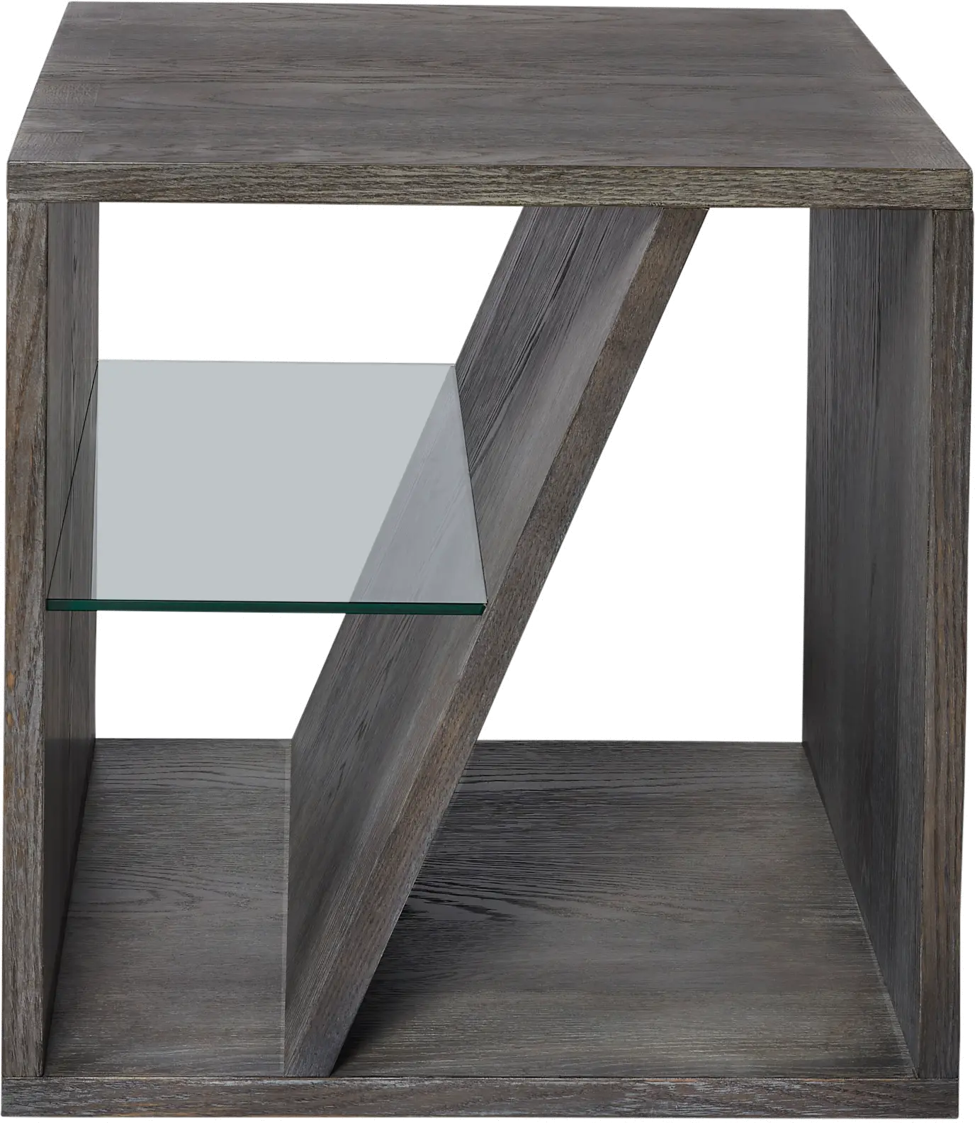 8th Street Gray End Table-1