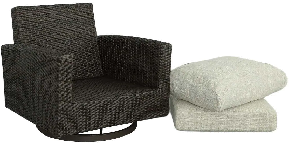 Tahiti Wicker Swivel Chair-3