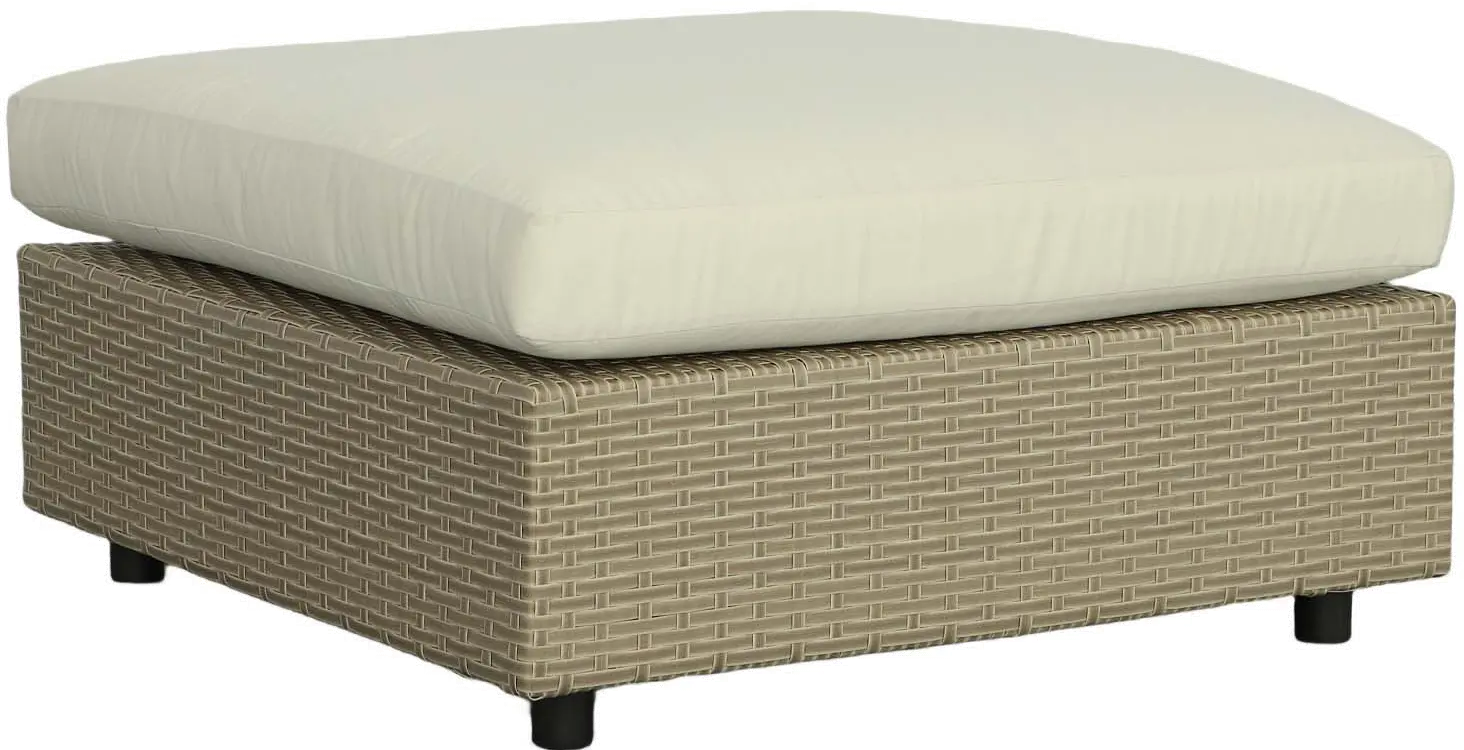 Shelter Island Outdoor Ottoman with Cushion-1