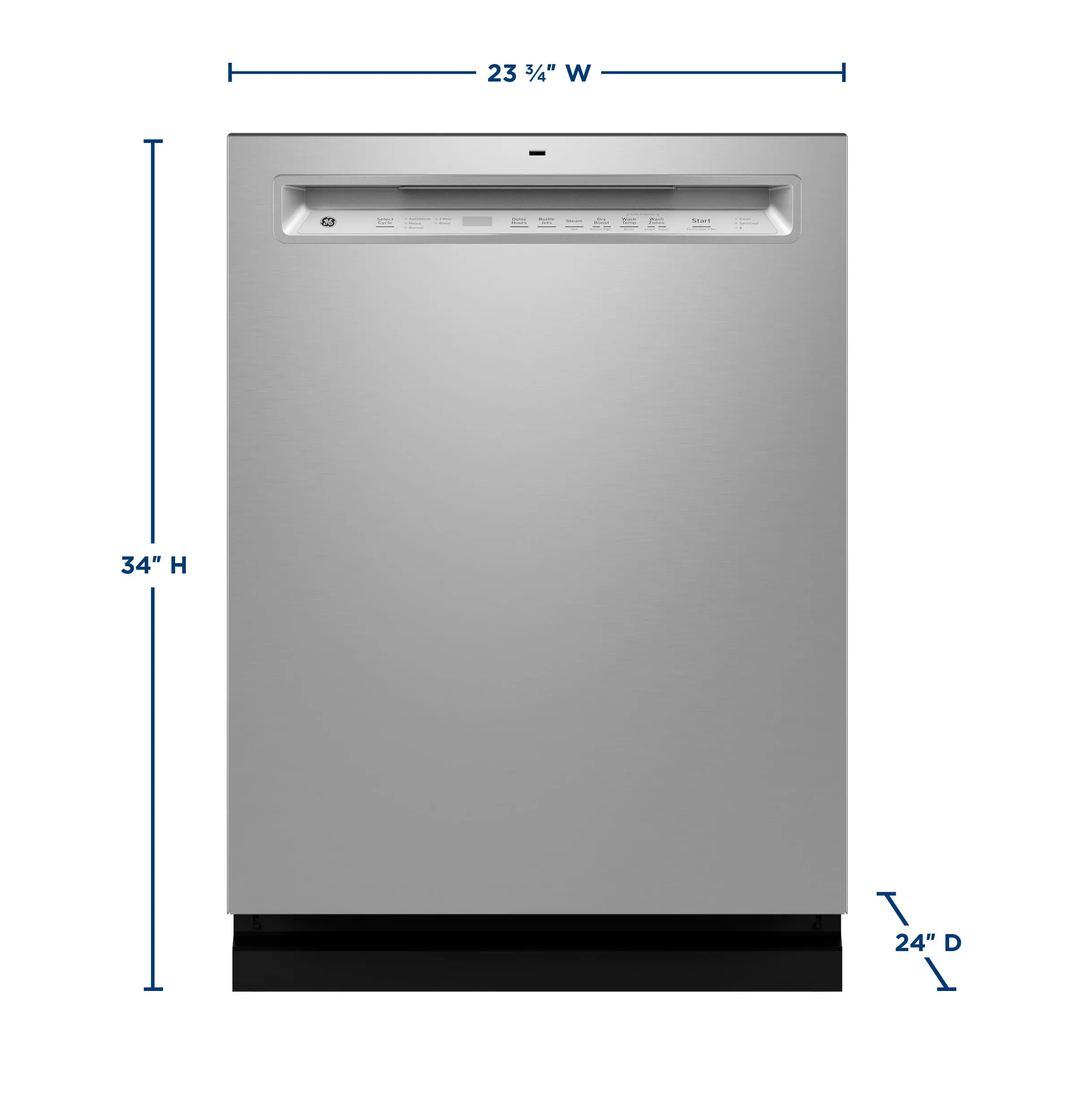 GDF650SYVFS GE Front Control Dishwasher - Stainless Steel-4
