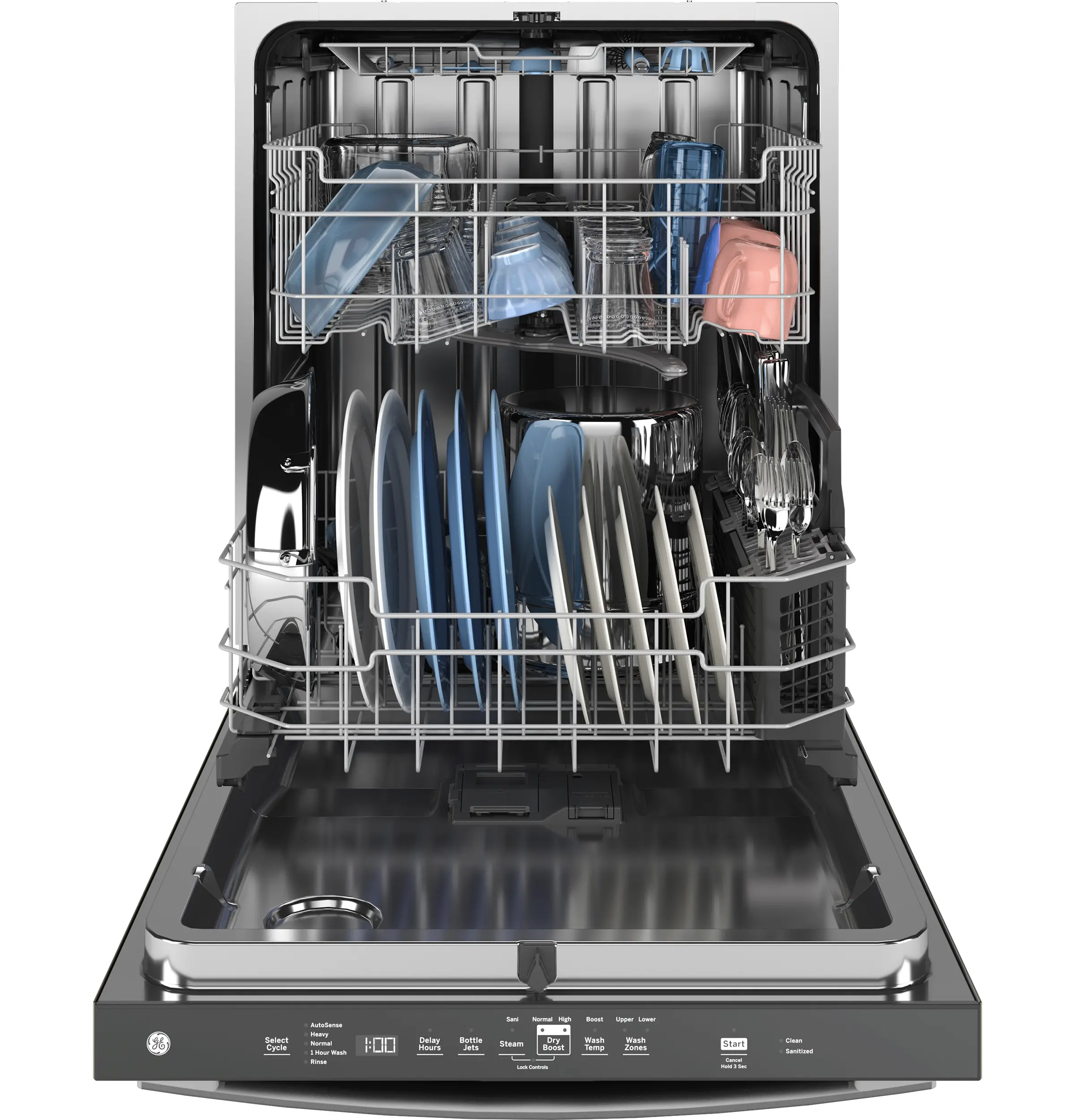 GDT650SYVFS GE Top Control Dishwasher - Stainless Steel-10