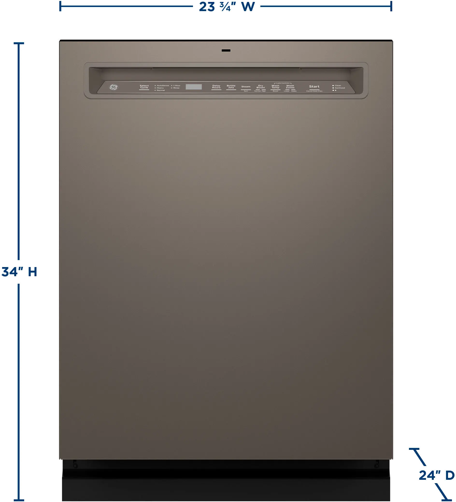 GDF650SMVES GE Front Control Dishwasher - Slate-1