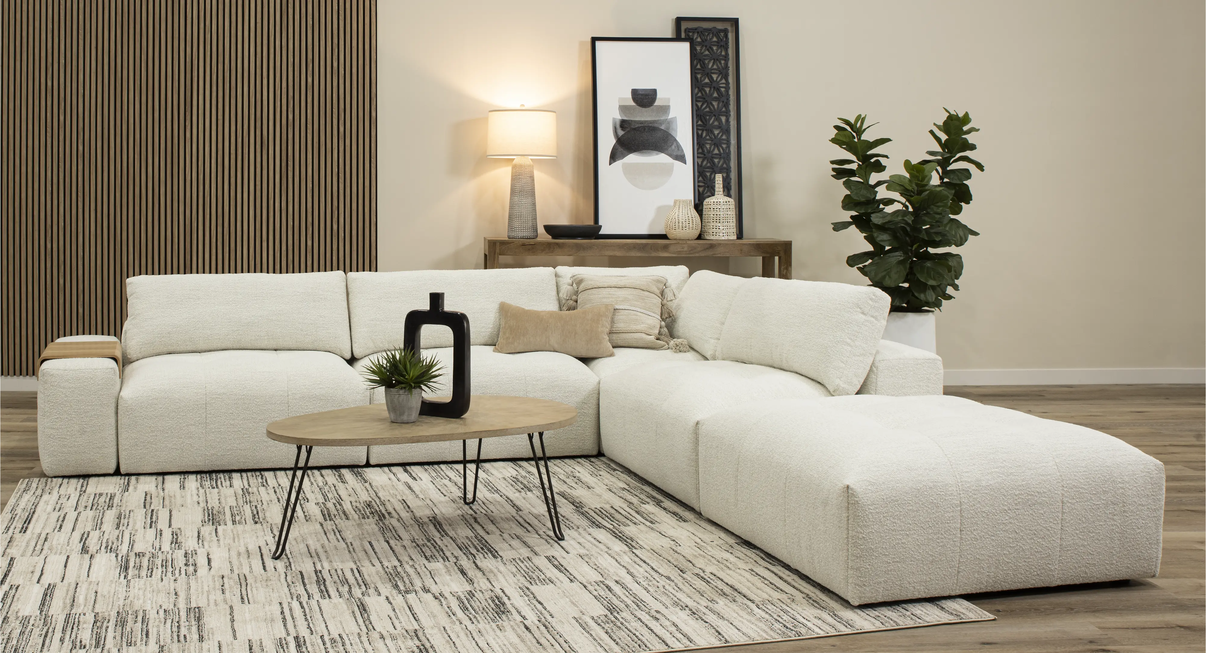 Preston Pearl White Modular 6 Piece Sectional-2