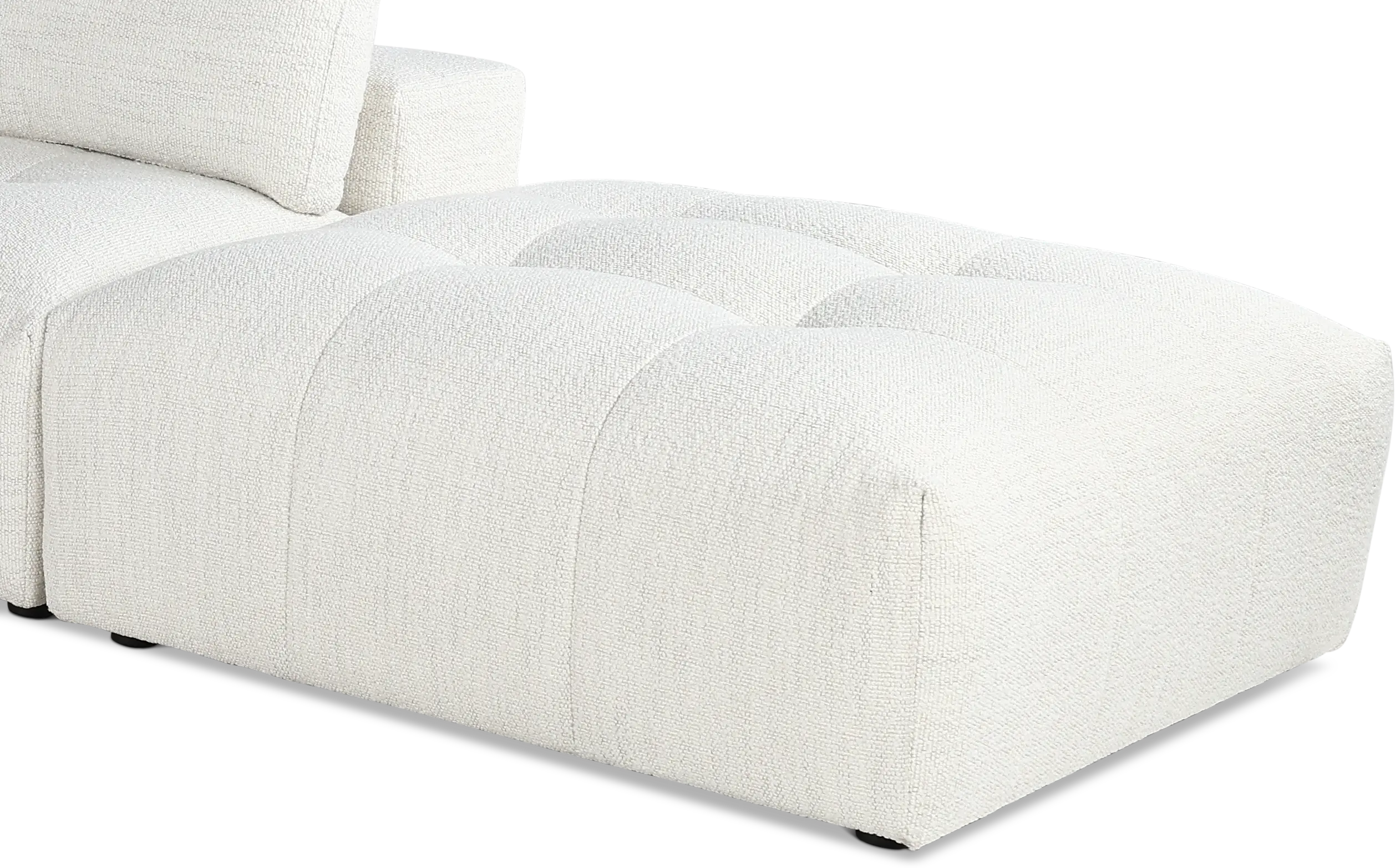 Preston Pearl White Modular 6 Piece Sectional-4