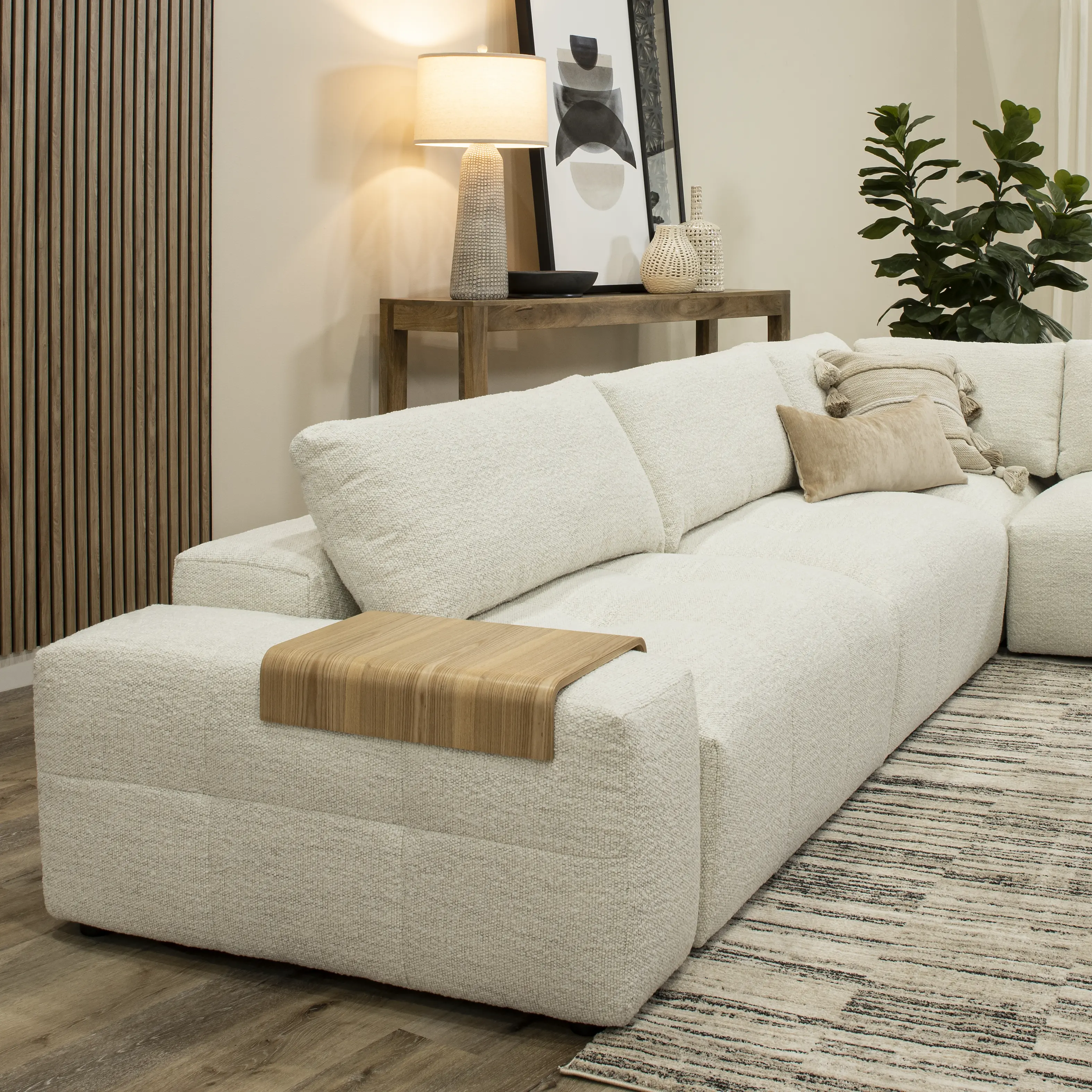 Preston Pearl White Modular 6 Piece Sectional-7