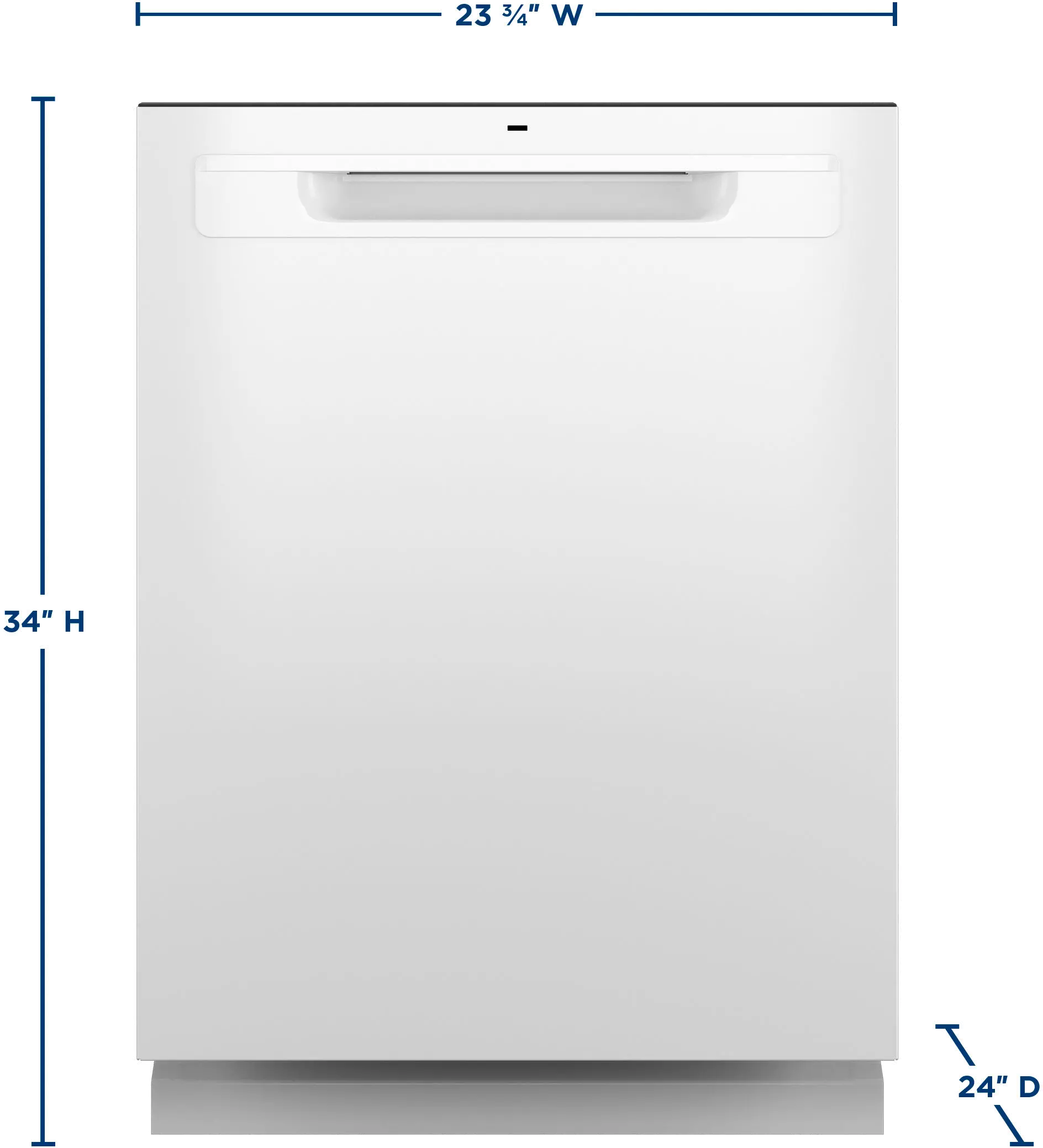 GDP670SGVWW GE Top Control Dishwasher - White-12