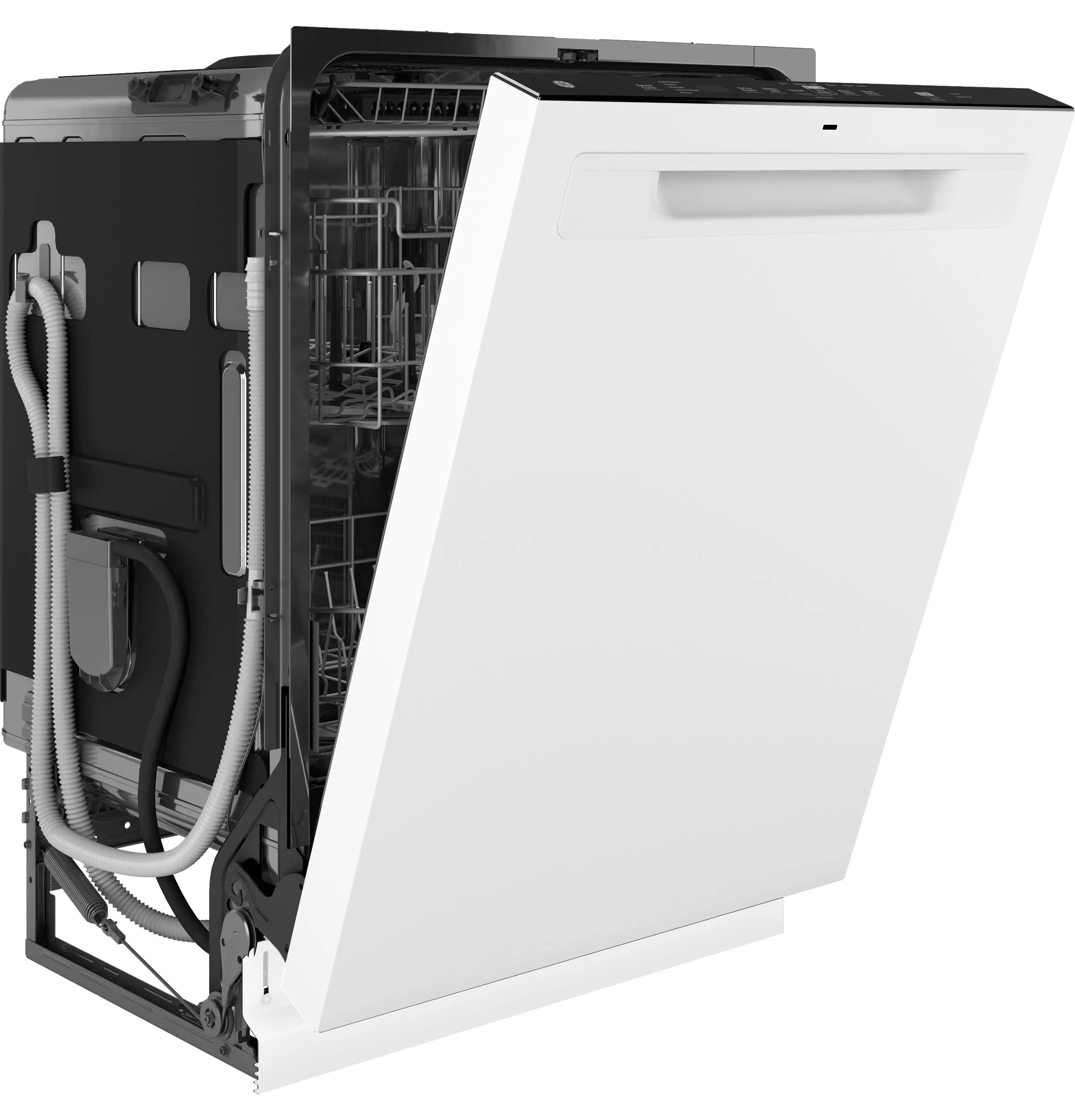 GDP670SGVWW GE Top Control Dishwasher - White-6