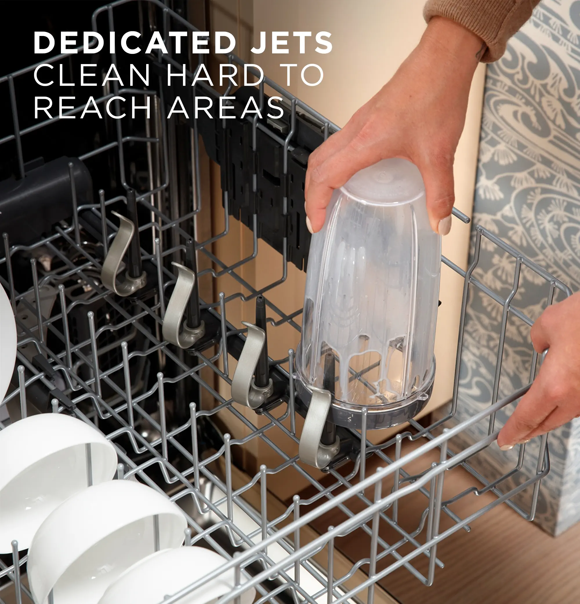 GE Top Control Dishwasher - Black