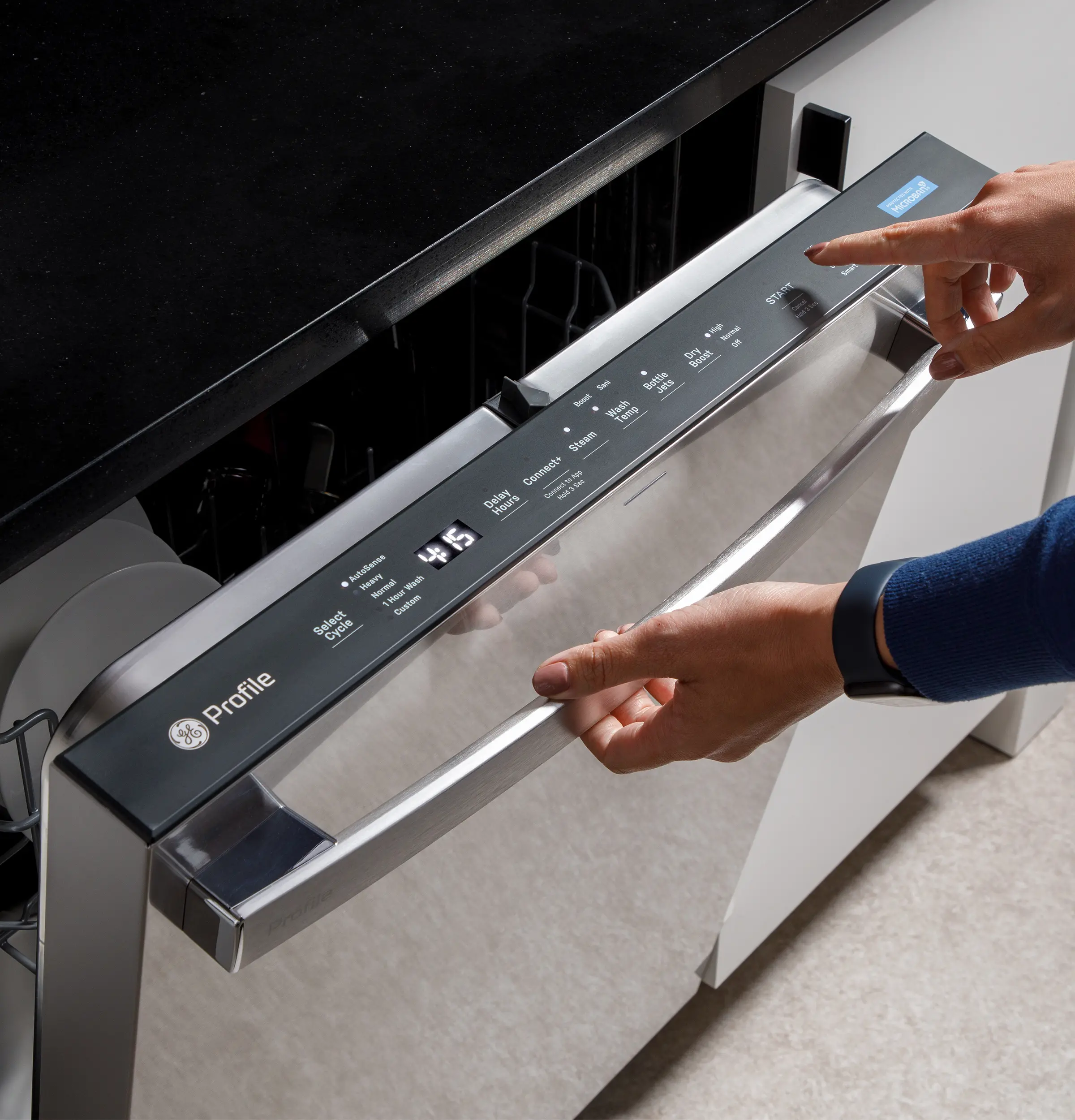 PDT715SYVFS GE Profile™ Top Control Dishwasher - Stainless Steel-12