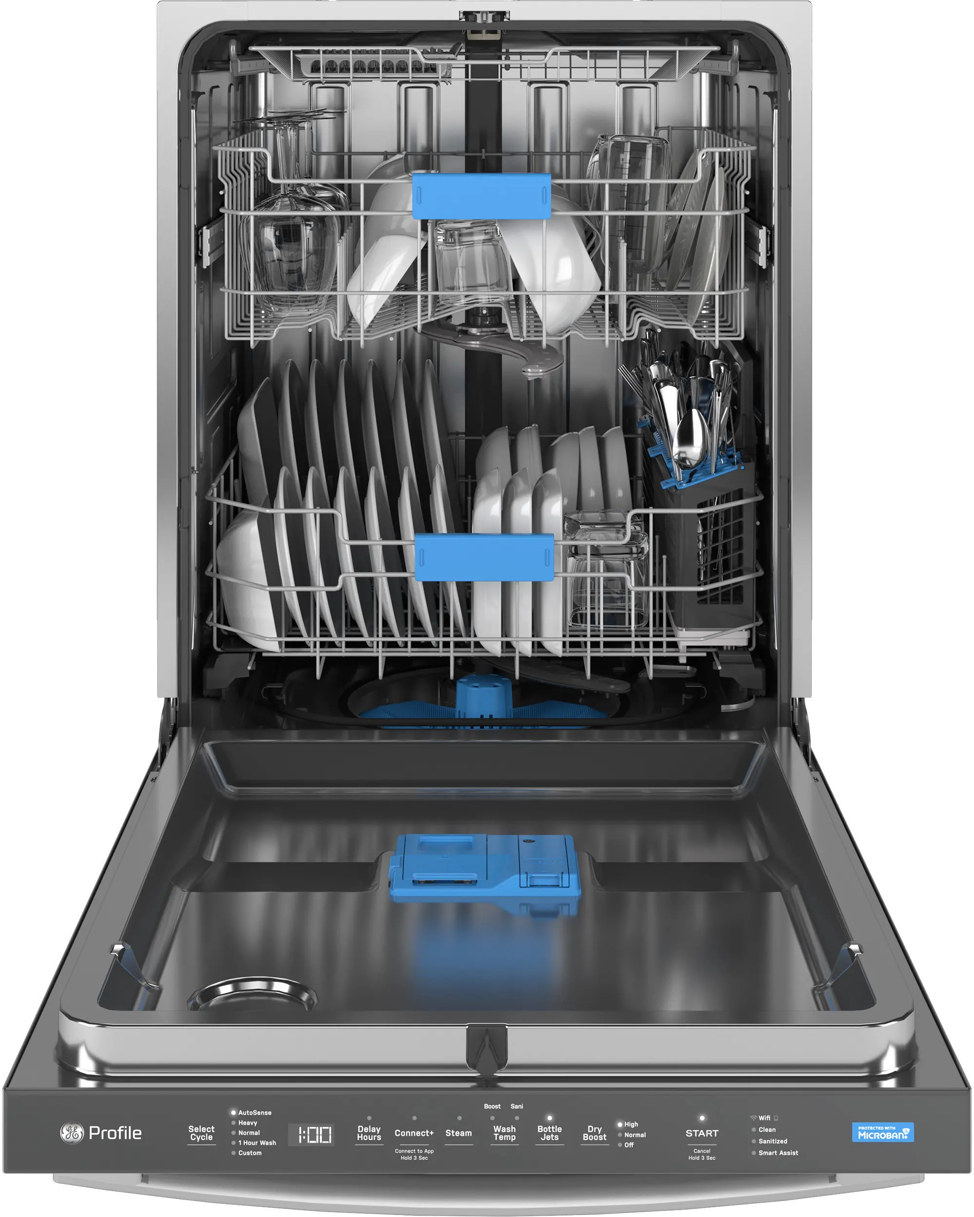 PDT715SYVFS GE Profile™ Top Control Dishwasher - Stainless Steel-17