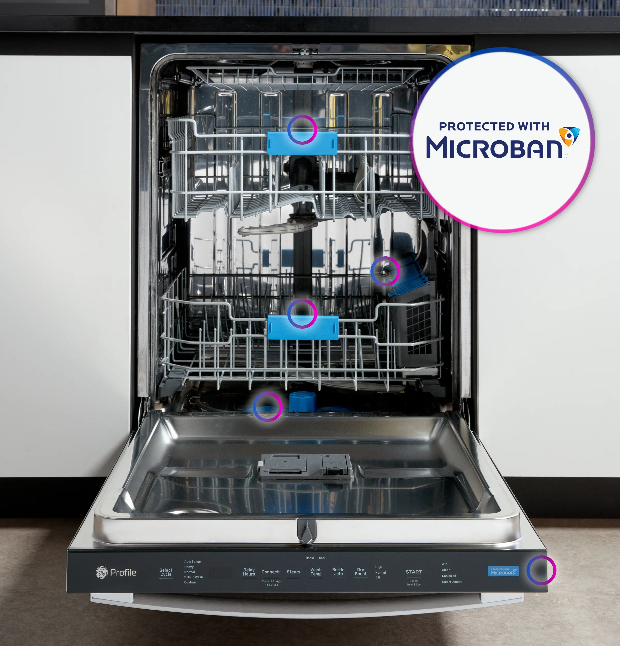 PDT715SYVFS GE Profile™ Top Control Dishwasher - Stainless Steel-2