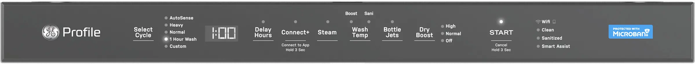 PDP715SYVFS GE Profile™ Top Control Dishwasher with Microban® - Stainless Steel-17