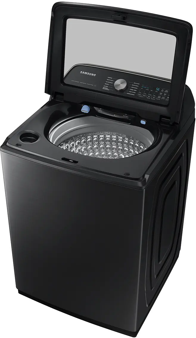 WA55CG7100AV Samsung 5.5 Cu Ft Top Load Washer - Black-5