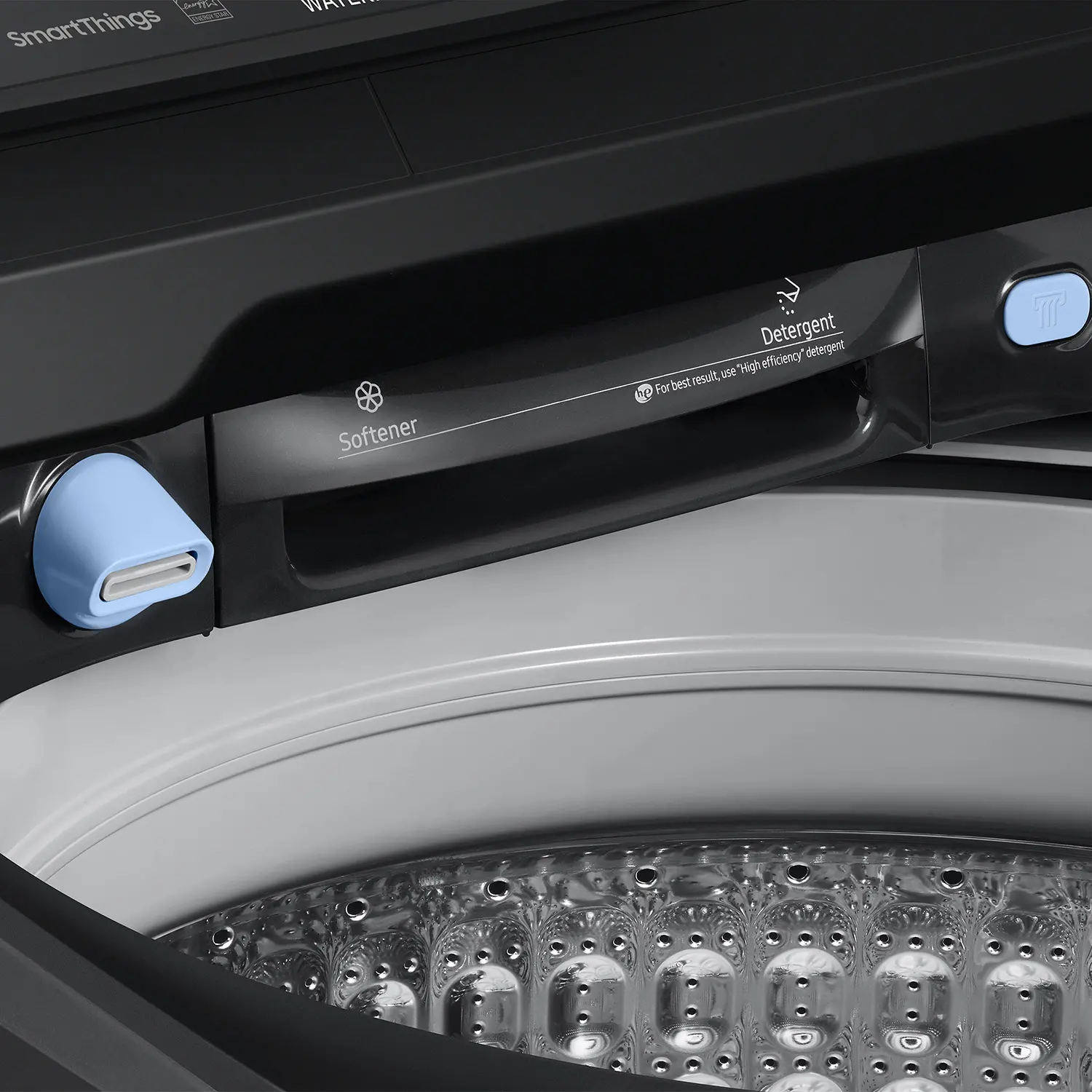 WA55CG7100AV Samsung 5.5 Cu Ft Top Load Washer - Black-9