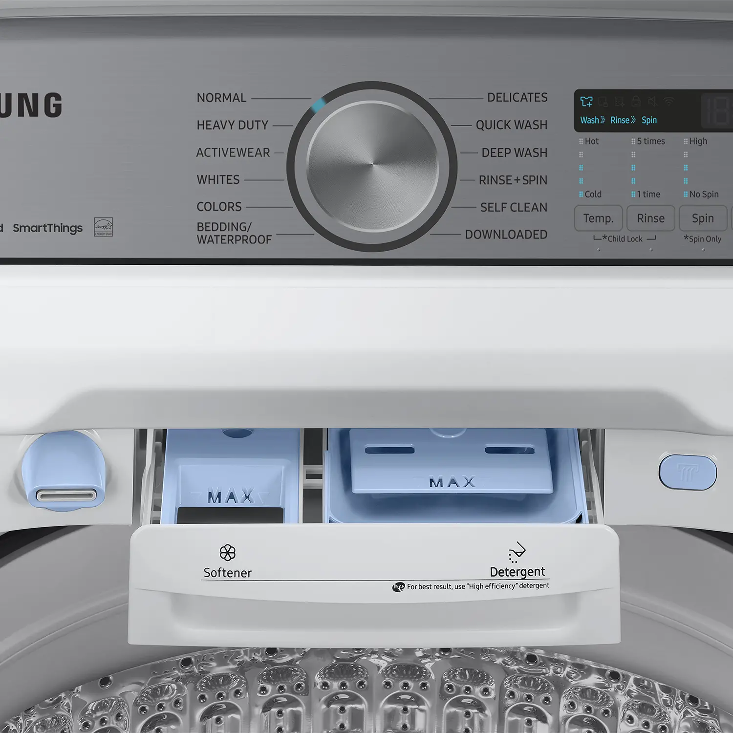 WA55CG7100AW Samsung 5.5 Cu Ft Top Load Washer - White-10