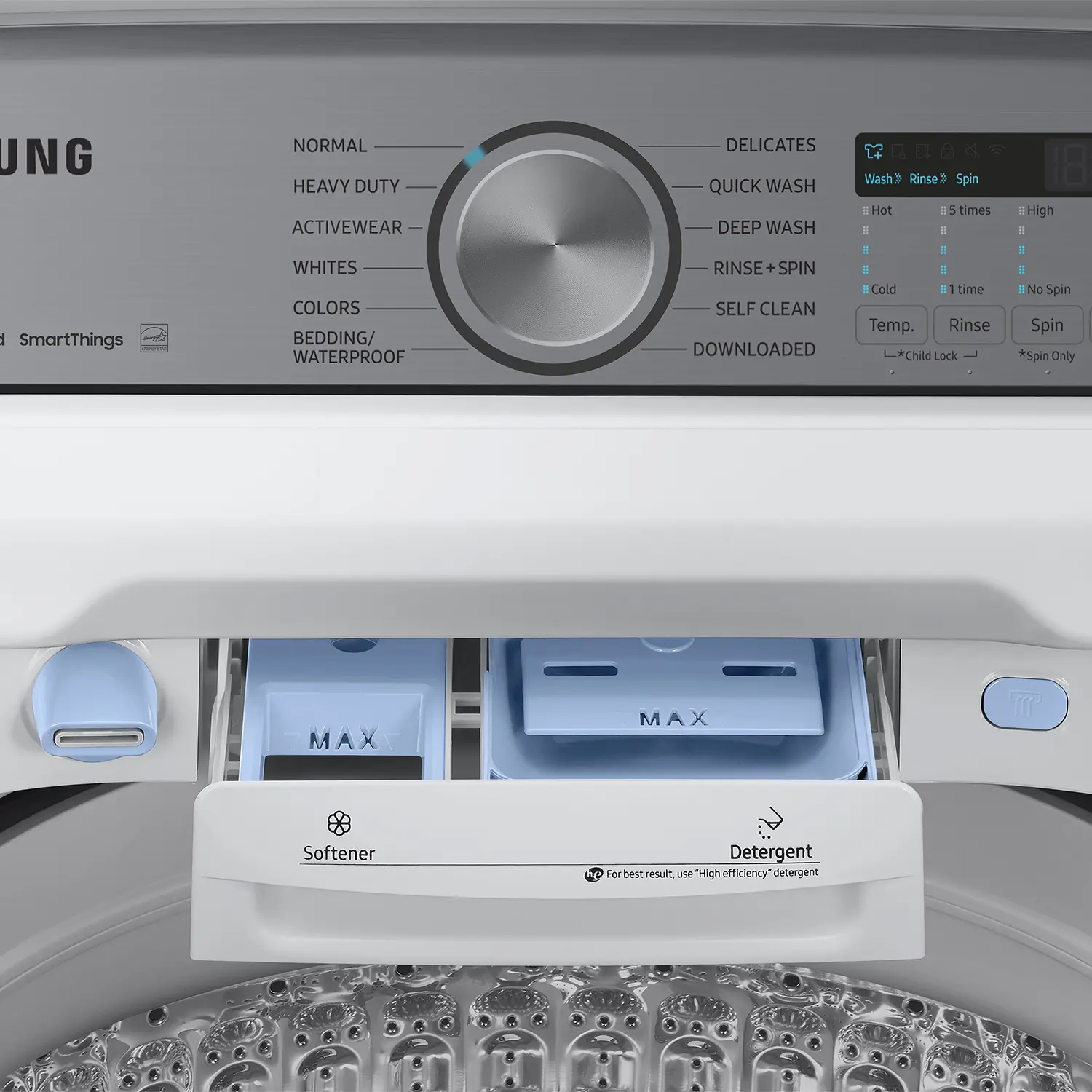 WA55CG7100AW Samsung 5.5 Cu Ft Top Load Washer - White-10