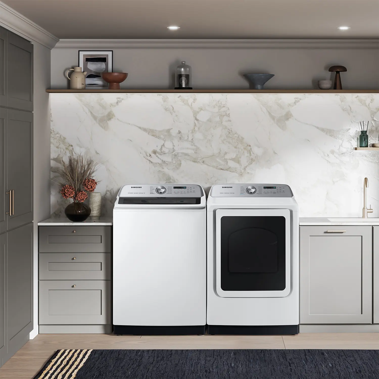 WA55CG7100AW Samsung 5.5 Cu Ft Top Load Washer - White-2