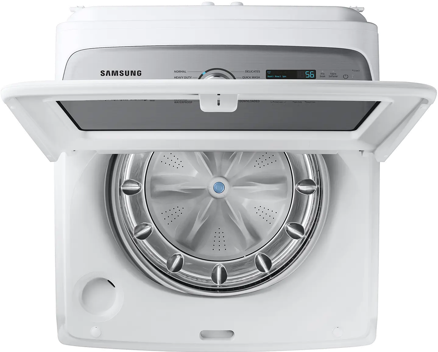 WA55CG7100AW Samsung 5.5 Cu Ft Top Load Washer - White-7