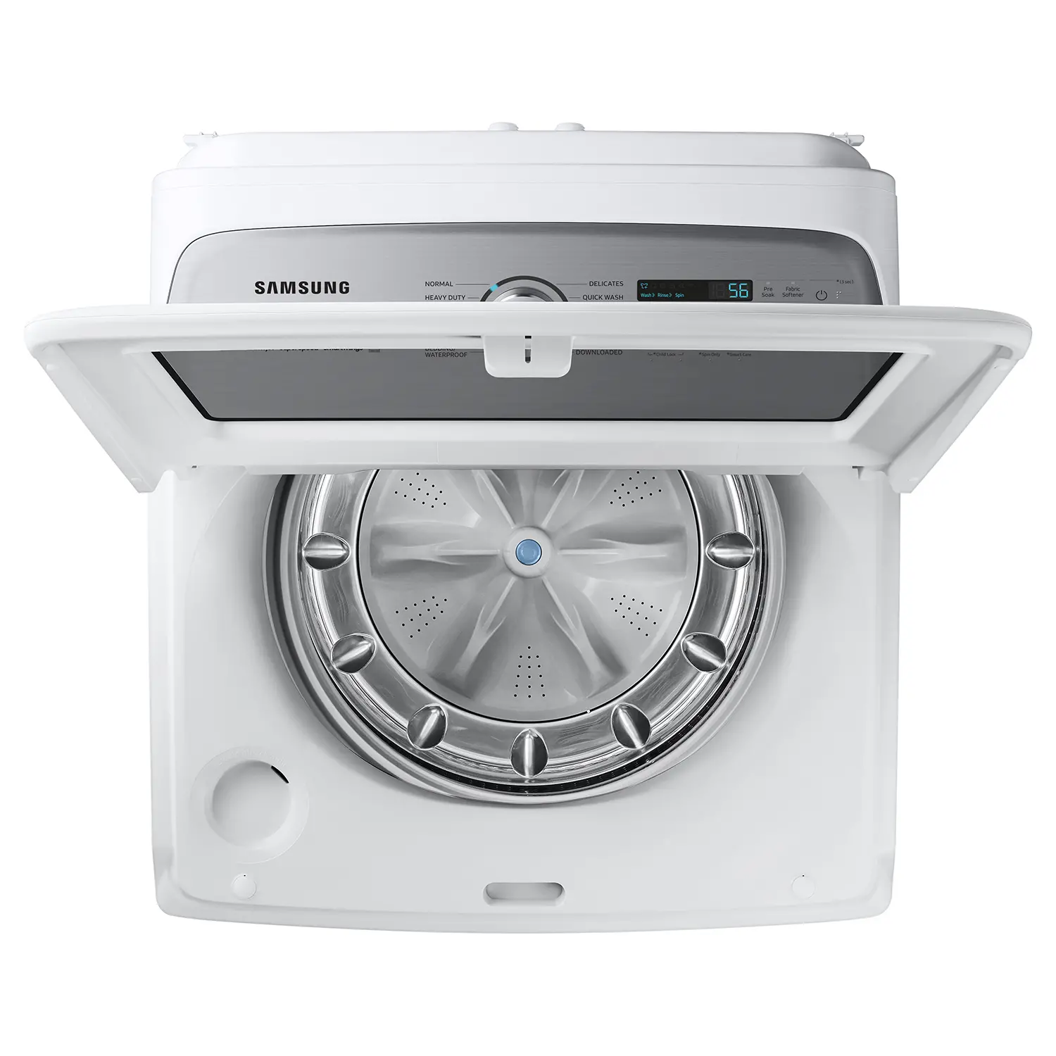 WA55CG7100AW Samsung 5.5 Cu Ft Top Load Washer - White-7