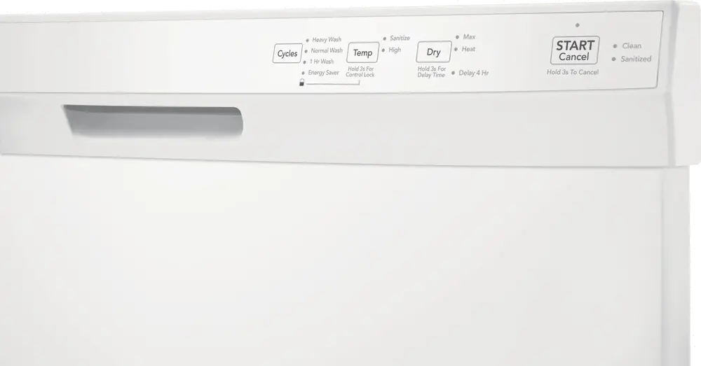 FDPC4314AW Frigidaire Front Control Dishwasher - White-2
