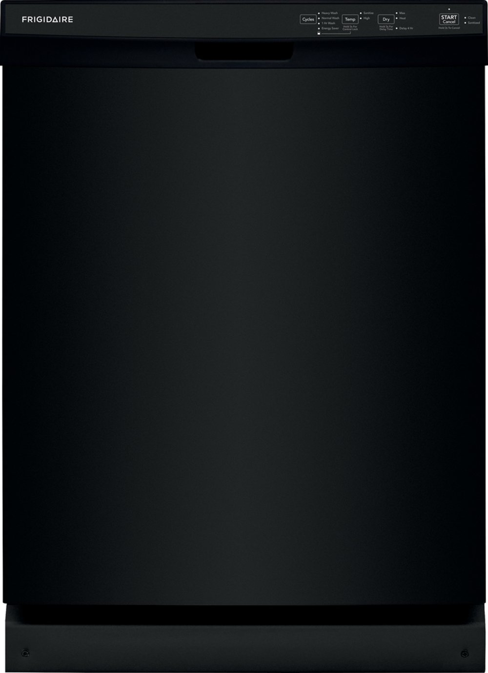 Frigidaire Front Control Dishwasher - Black