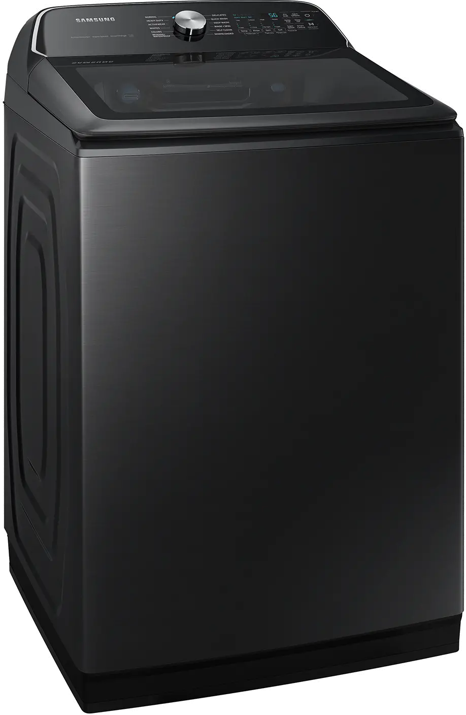 WA54CG7105AV Samsung 5.4 Cu Ft Top Load Washer - Black 54CG7105-4