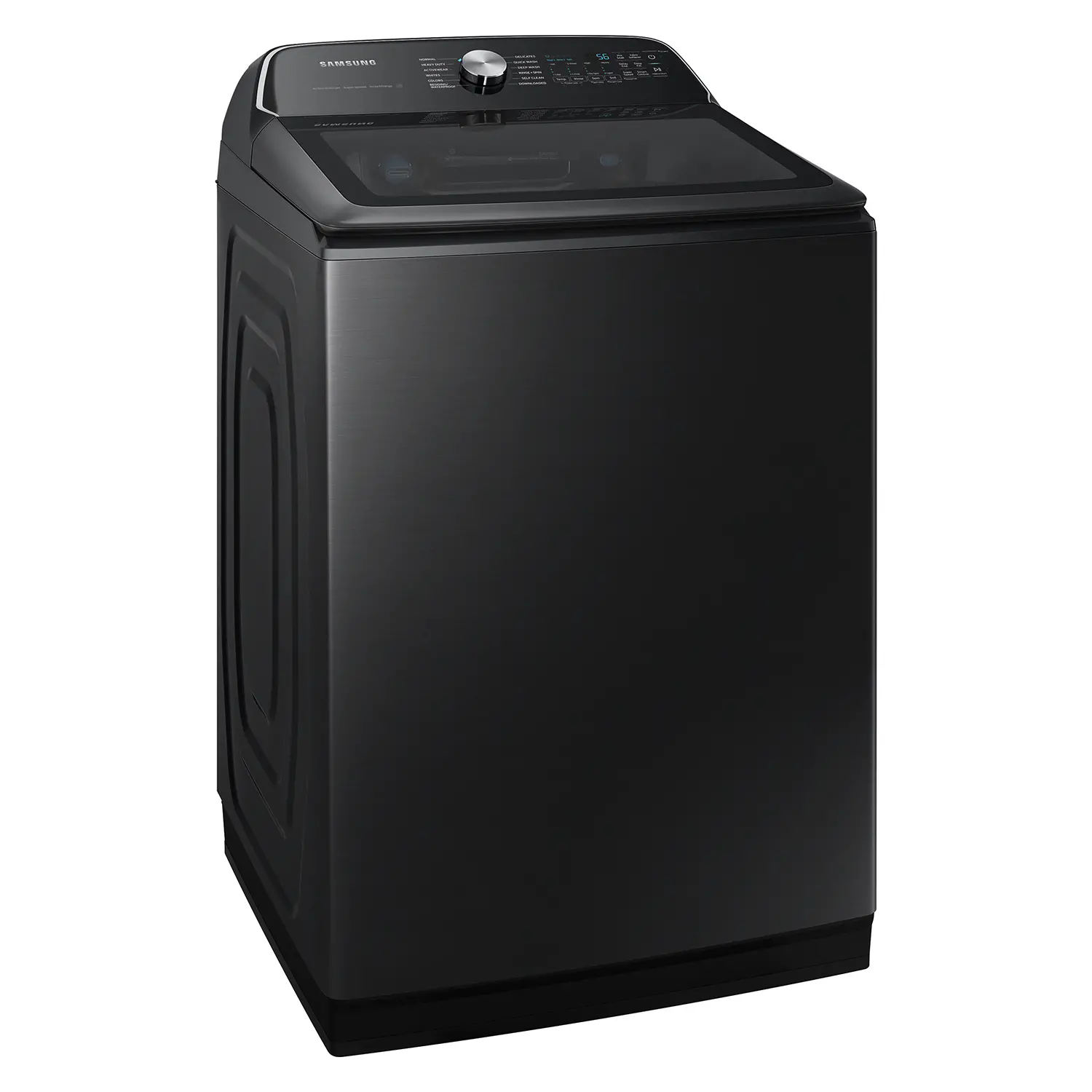 WA54CG7105AV Samsung 5.4 Cu Ft Top Load Washer - Black 54CG7105-4