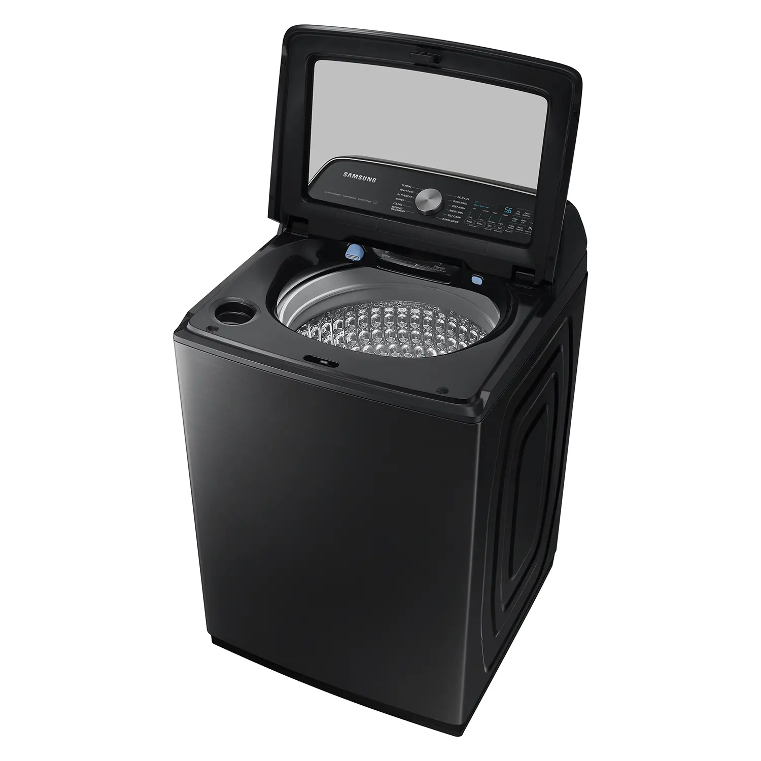 WA54CG7105AV Samsung 5.4 Cu Ft Top Load Washer - Black 54CG7105-5