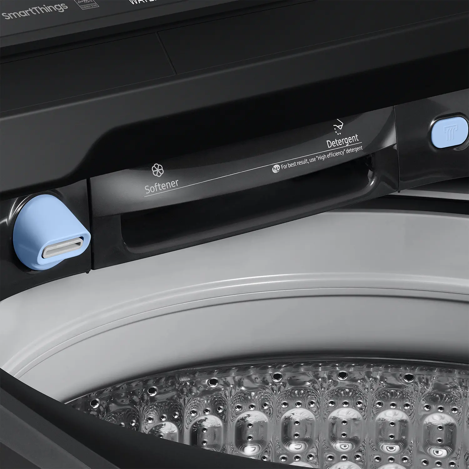 WA54CG7105AV Samsung 5.4 Cu Ft Top Load Washer - Black 54CG7105-8