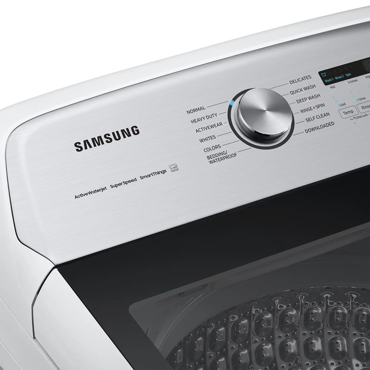 WA54CG7105AW Samsung 5.4 Cu Ft Top Load Washer - White 54CG7105-12