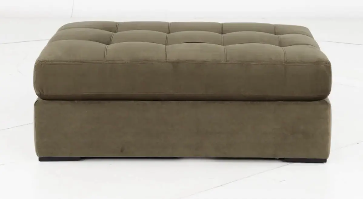 Noah Olive Green Ottoman-5